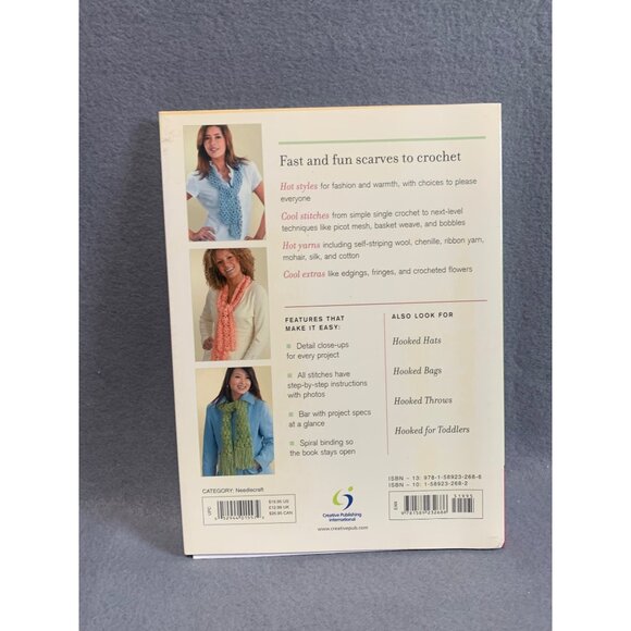 Hooked Scarves: 20 Easy Crochet Projects By Margaret Hubert - Picture 2 of 2